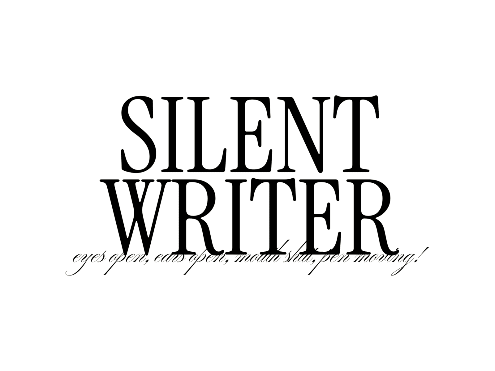Silent Writer